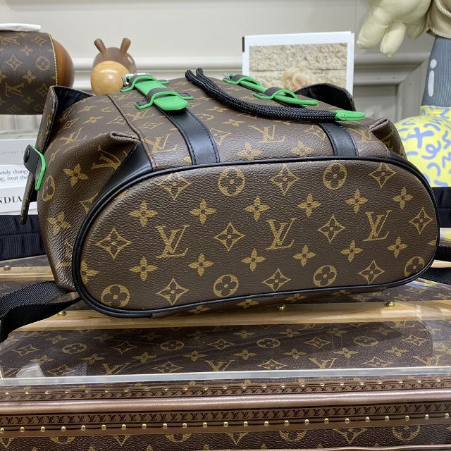 Louis vuitton original monogram canvas christopher backpack M46272 green