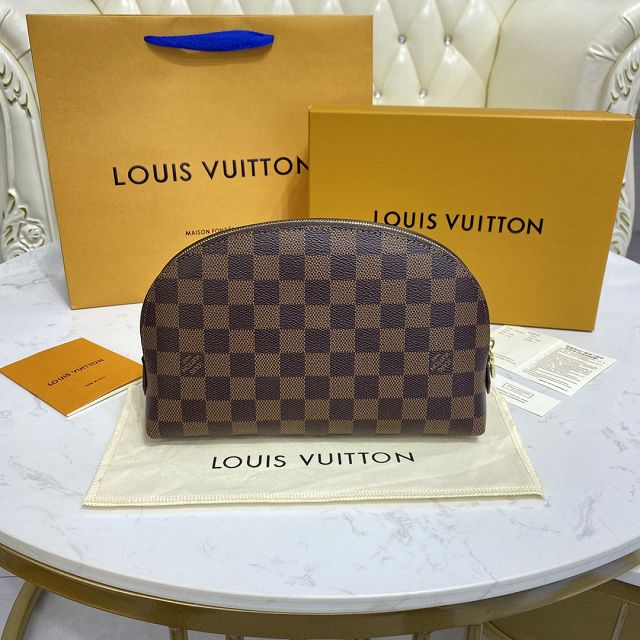 Louis vuitton original damier ebene large cosmetic pouch N23345