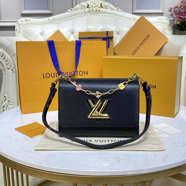 Louis vuitton original epi leather twist mm M20834 black