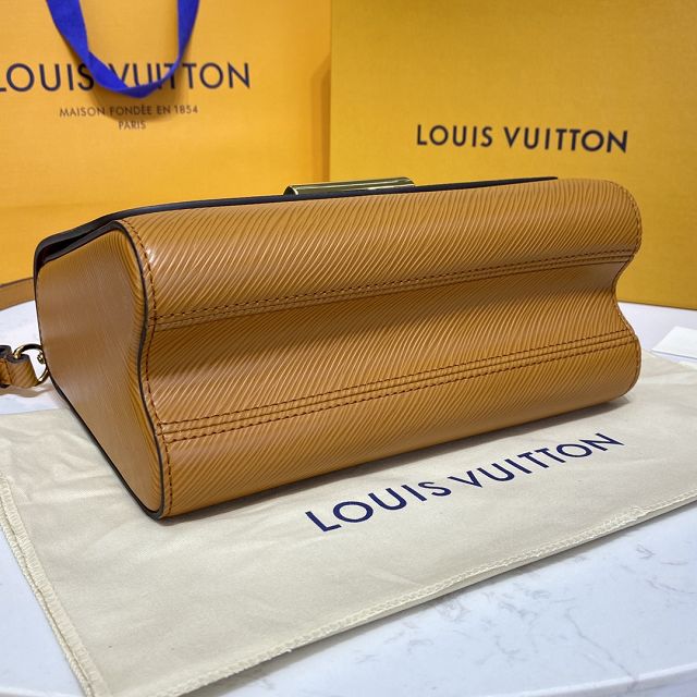 Louis vuitton original epi leather twist mm M20846 caramel