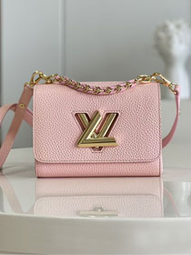 Louis vuitton original grained calfskin twist pm M50332 pink