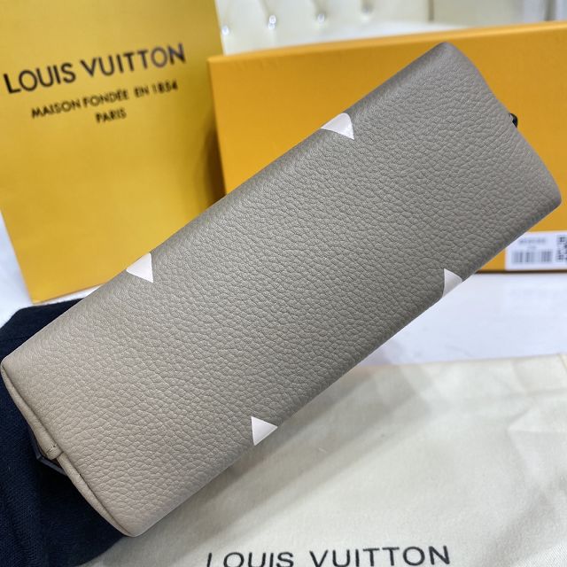 Louis vuitton original monogram calfskin cosmetic pouch M45951 grey