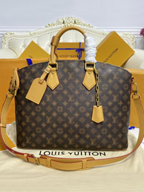 2022 Louis vuitton original monogram canvas lock it handbag M45240