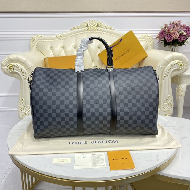 Louis vuitton original damier graphite keepall 50 bag N41416