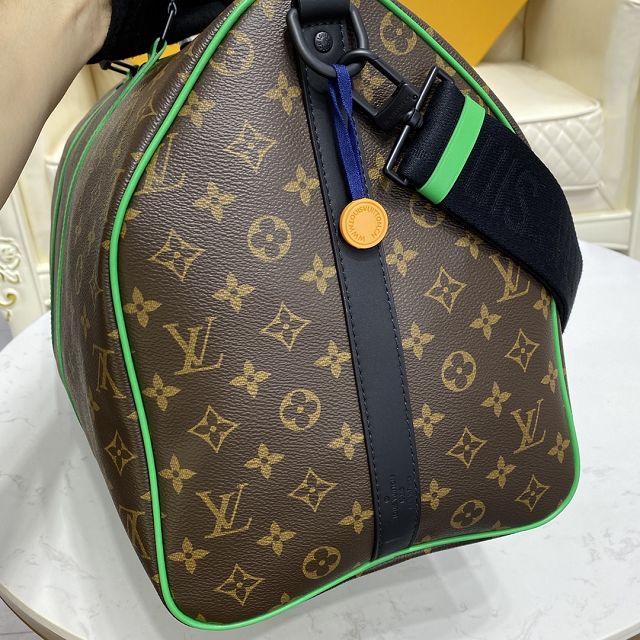 Louis vuitton original monogram canvas keepall 50 M46259 green