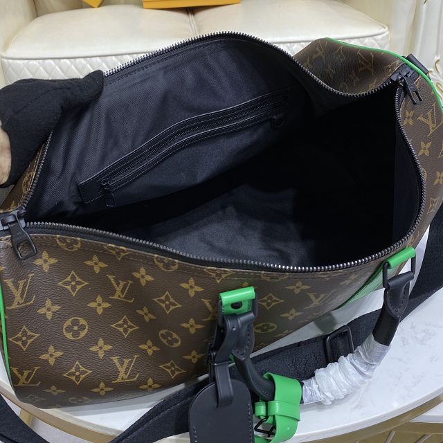 Louis vuitton original monogram canvas keepall 50 M46259 green