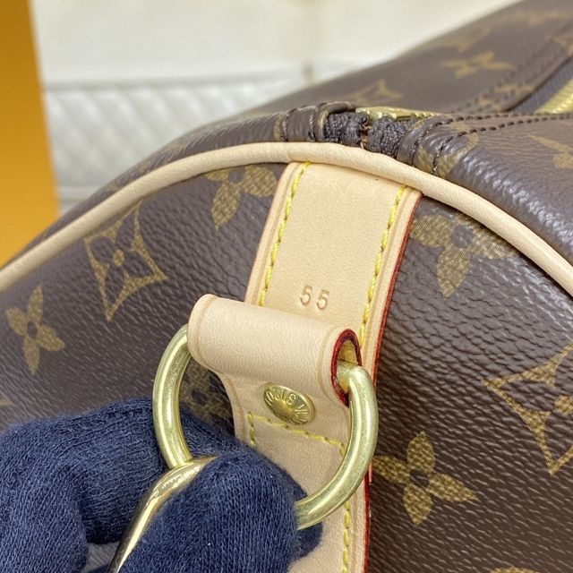 Louis vuitton original monogram canvas keepall 55 bag M41414