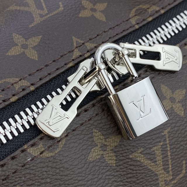 Louis vuitton original monogram canvas keepall 55 bag M56714 black