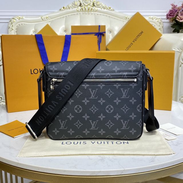 Louis vuitton original monogram eclipse district messenger bag M46255 