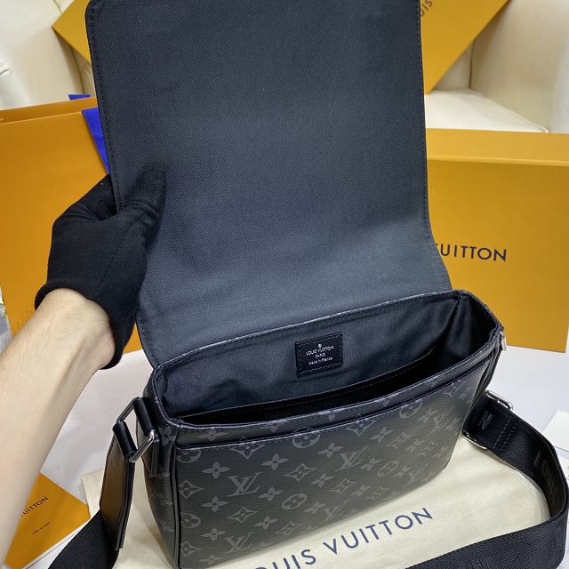 Louis vuitton original monogram eclipse district messenger bag M46255 