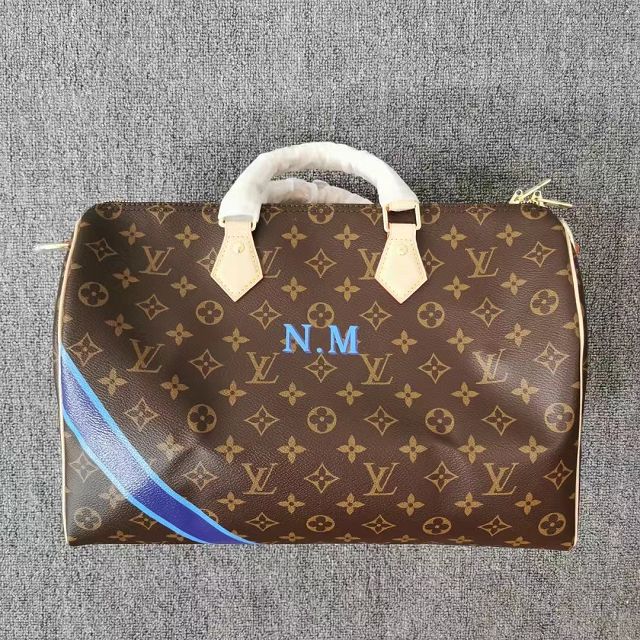 Louis vuitton canvas personalised hand painted M0001