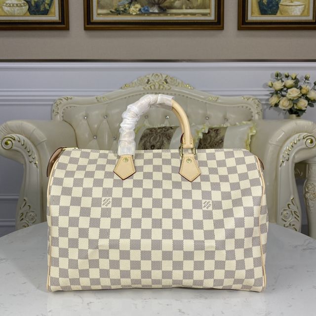 Louis vuitton original damier azur speedy 35 N41369(no strap)