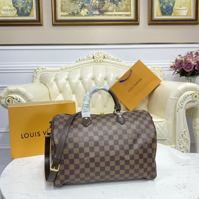 Louis vuitton original damier ebene speedy 35 N41366