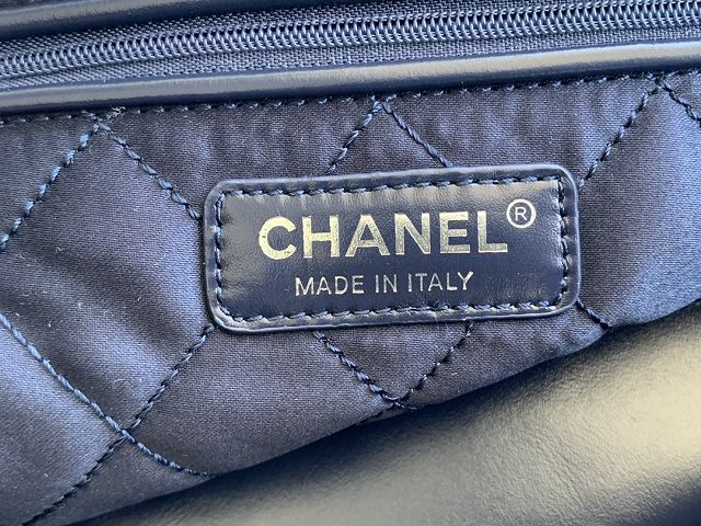 CC original denim 22 medium handbag AS3261 blue&silver