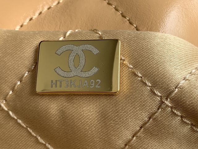 CC original calfskin 22 small handbag AS3260 beige