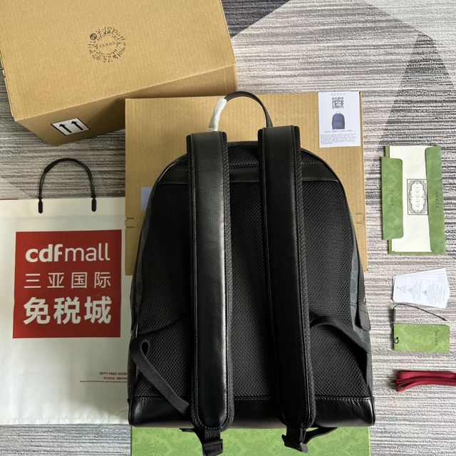 GG original canvas medium backpack 704017 black