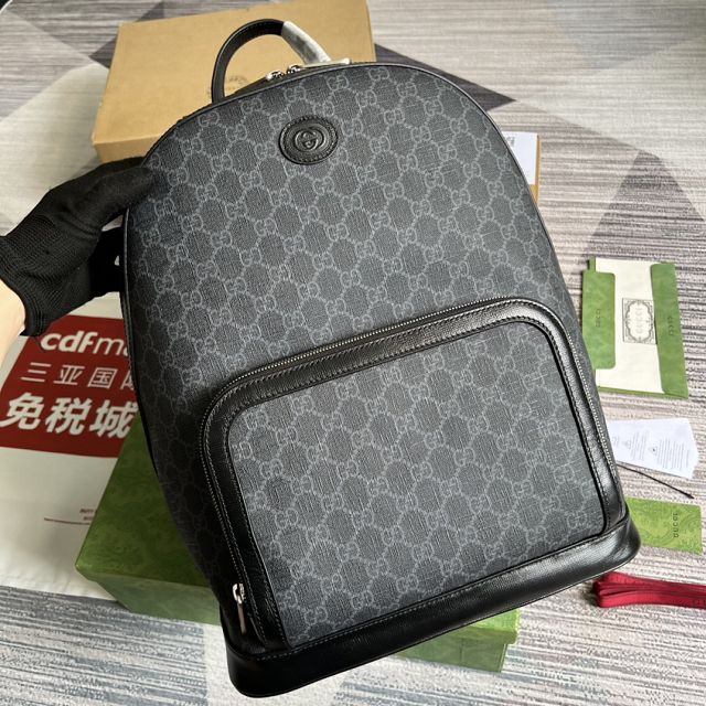 GG original canvas medium backpack 704017 black