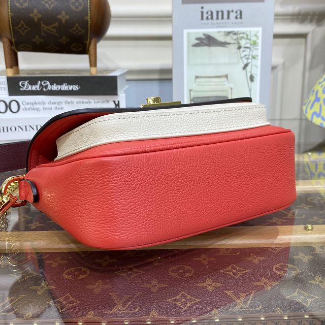 Louis vuitton original calfskin lockme tender bag M20614 red