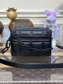 2022 Louis vuitton original calfskin mini soft trunk M81611 black