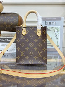 2022 louis vuitton original monogram canvas petit sac plat bag M81295 