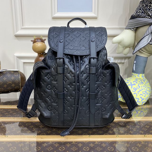 Louis vuitton original calfskin christopher backpack pm M20899 black