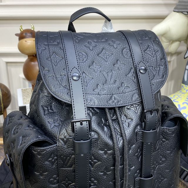 Louis vuitton original calfskin christopher backpack pm M20899 black