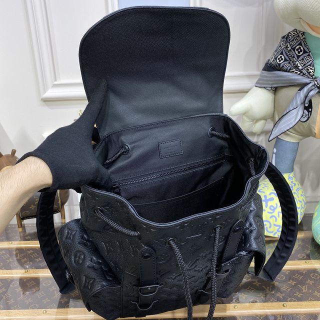 Louis vuitton original calfskin christopher backpack pm M20899 black