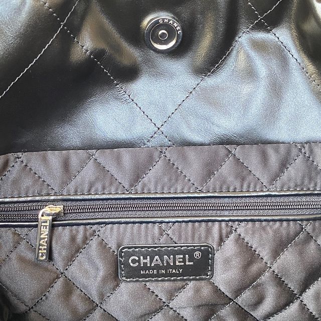 CC original calfskin 22 medium handbag AS3261 allblack