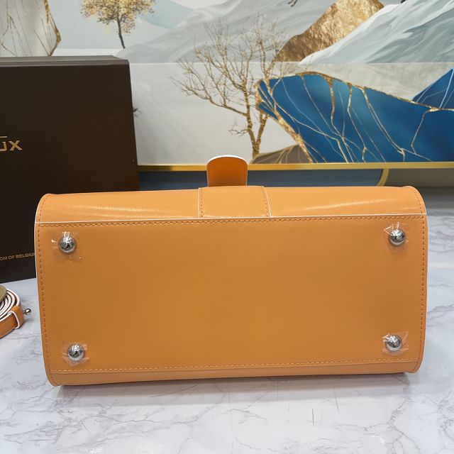 Delvaux original box calfskin brillant bag MM AA0555 orange