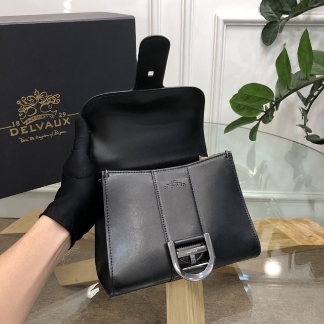 Delvaux original box calfskin brillant mini bag AA0406 allblack