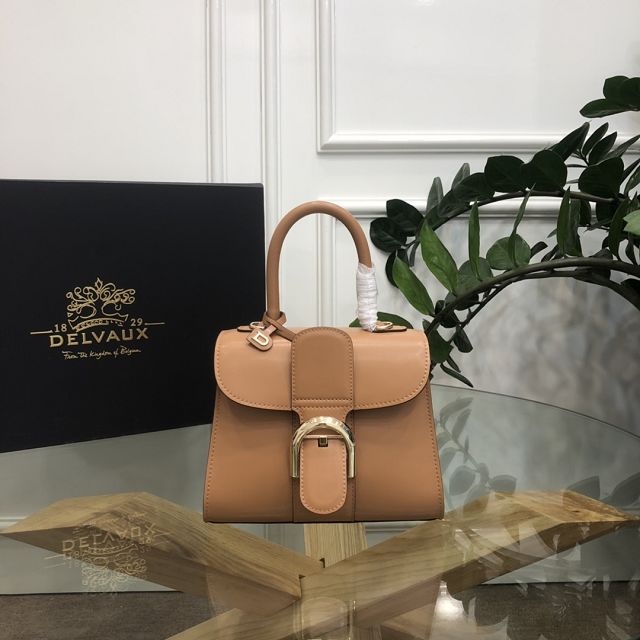 Delvaux original box calfskin brillant mini bag AA0406 brown