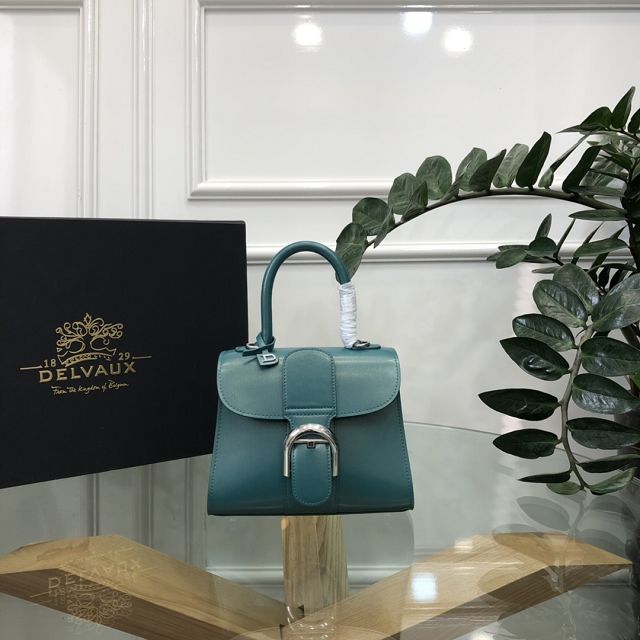 Delvaux original box calfskin brillant mini bag AA0406 green