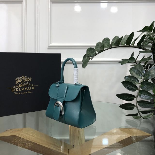 Delvaux original box calfskin brillant mini bag AA0406 green