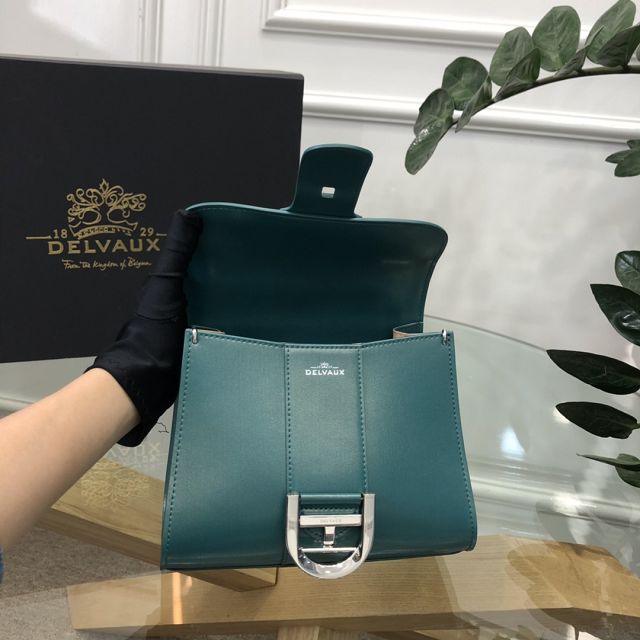 Delvaux original box calfskin brillant mini bag AA0406 green