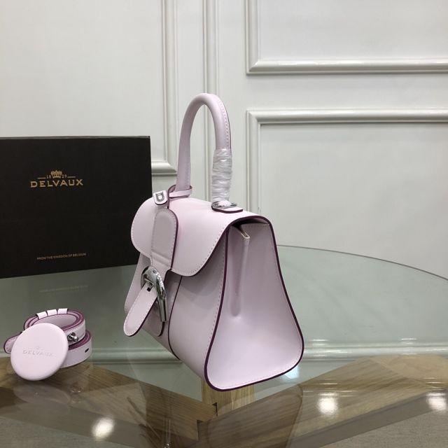 Delvaux original box calfskin brillant mini bag AA0406 pink