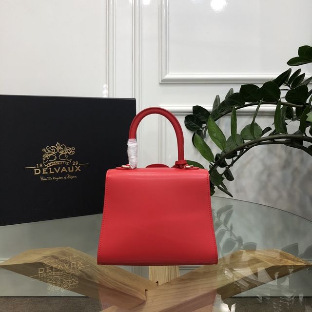 Delvaux original box calfskin brillant mini bag AA0406 red