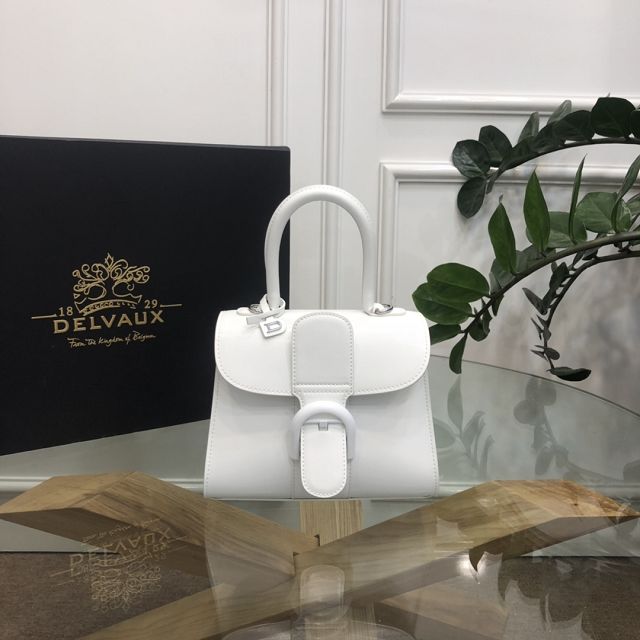 Delvaux original box calfskin brillant mini bag AA0406 white