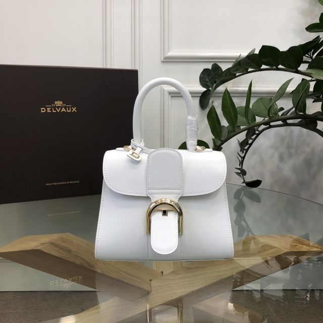 Delvaux original box calfskin brillant mini bag AA0406 white