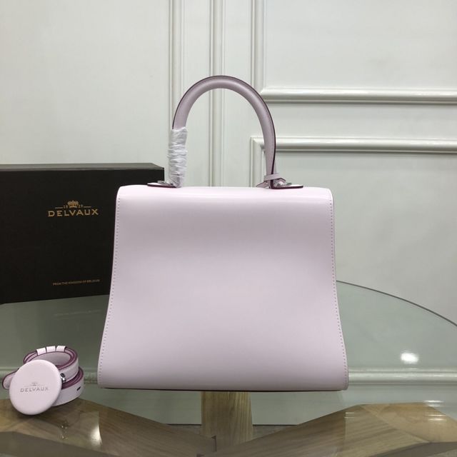 Delvaux original box calfskin brillant bag MM AA0555 pink