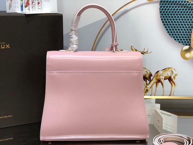 Delvaux original box calfskin brillant bag MM AA0555 pink