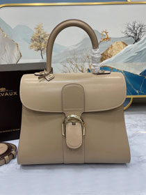 Delvaux original box calfskin brillant bag MM AA0555 sand