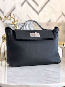 Hermes original togo leather kelly 2424 bag HH03699 black