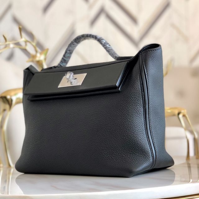 Hermes original togo leather small kelly 2424 bag HH03698 black