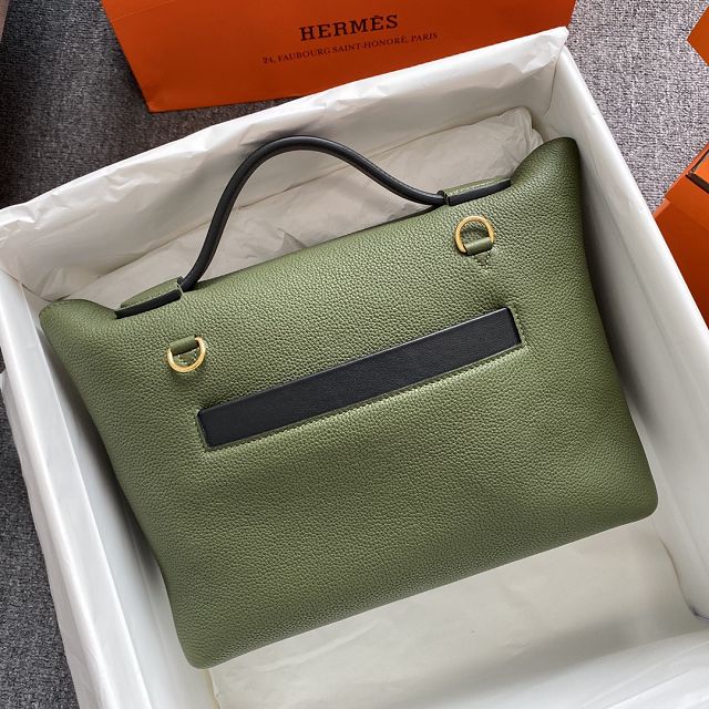 Hermes original togo leather kelly 2424 bag HH03699 canopee