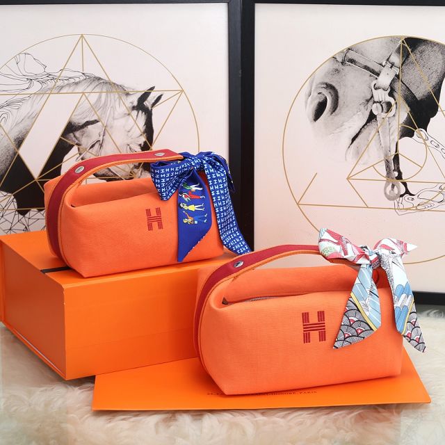 Hermes original canvas bride-A-brac case H103223