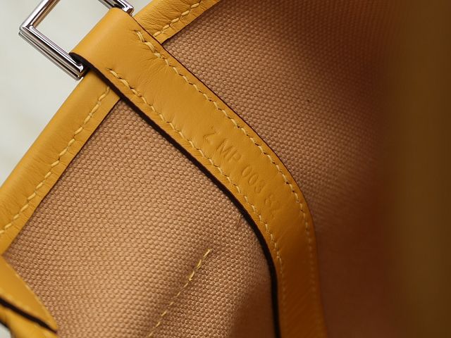 Hermes original canvas small picotin lock bag HP0018 apricot