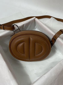 Hermes original swift leather roulis in-the-loop bag HR0019 gold brown