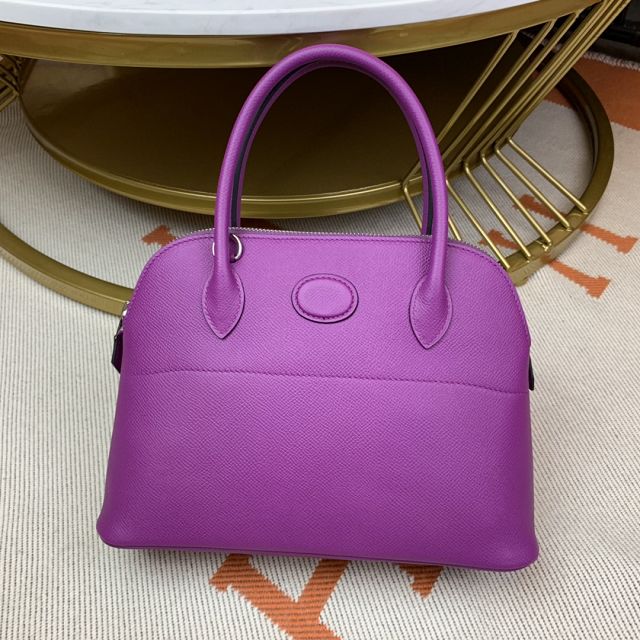 Hermes original epsom leather small bolide 27 bag B027 anemone