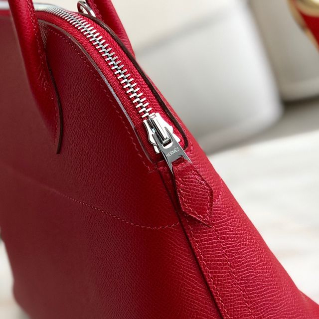 Hermes original epsom leather medium bolide 31 bag B031 red