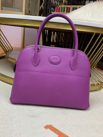 Hermes original epsom leather small bolide 27 bag B027 anemone